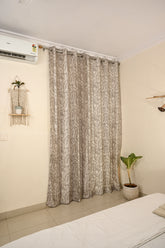 Saukins Natural IV Brown Curtain