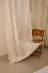 Saukins Taj I Cream Curtain