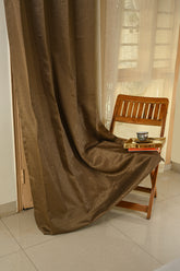 Saukins Plain II Brown Curtain