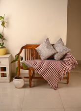 Saukins Geometric I Grey Cushion Cover