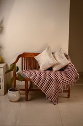 Saukins Taj I cream Cushion Cover