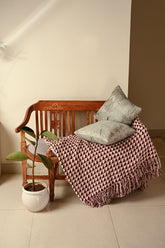 Saukins Geometric II Olive Grey Cushion Cover