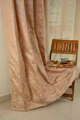 Saukins Geometry IV Pink Curtain