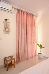 Saukins Natural III Pink Curtain