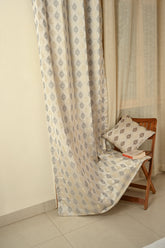 Saukins Elegance I Grey Curtain