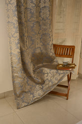 Saukins Taj I Grey Curtain