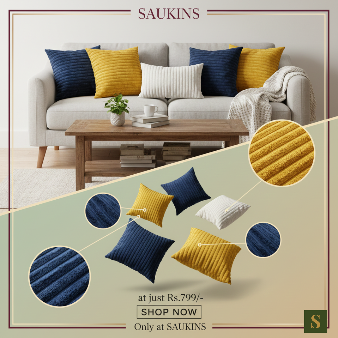 Saukins Faux Fur Cushion Covers