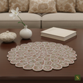 Beads Table Mats flower shape Multicolour