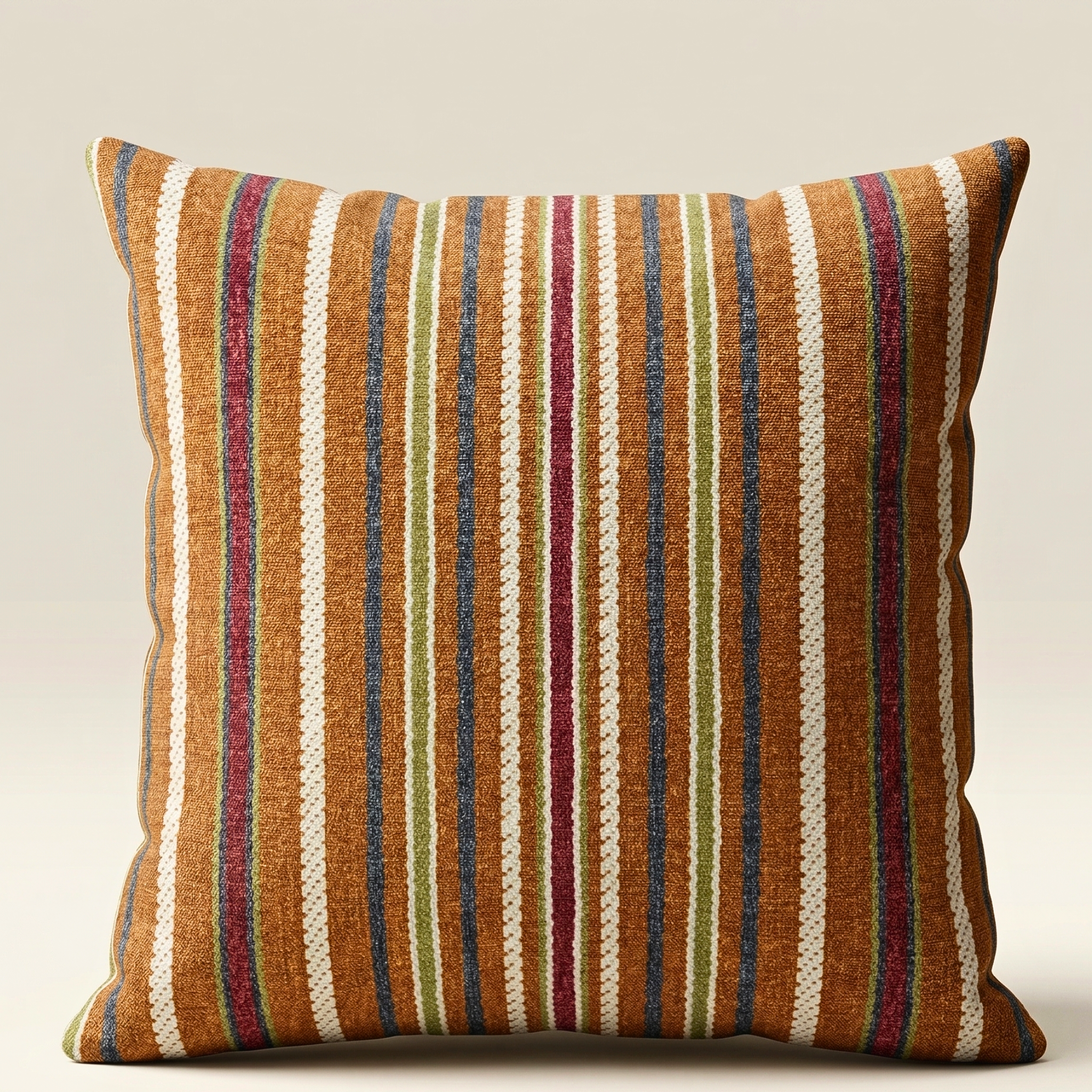 Brown Lines Pattern Designer Cushion Cover pack of 2