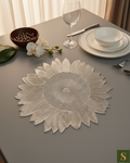 Saukins PVC Flower Pattern Table Mat