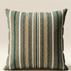 Green Lines Pattern Designer Cushion Cover pack of 2