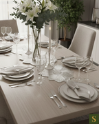 Saukins PVCTable runner Flower pattern