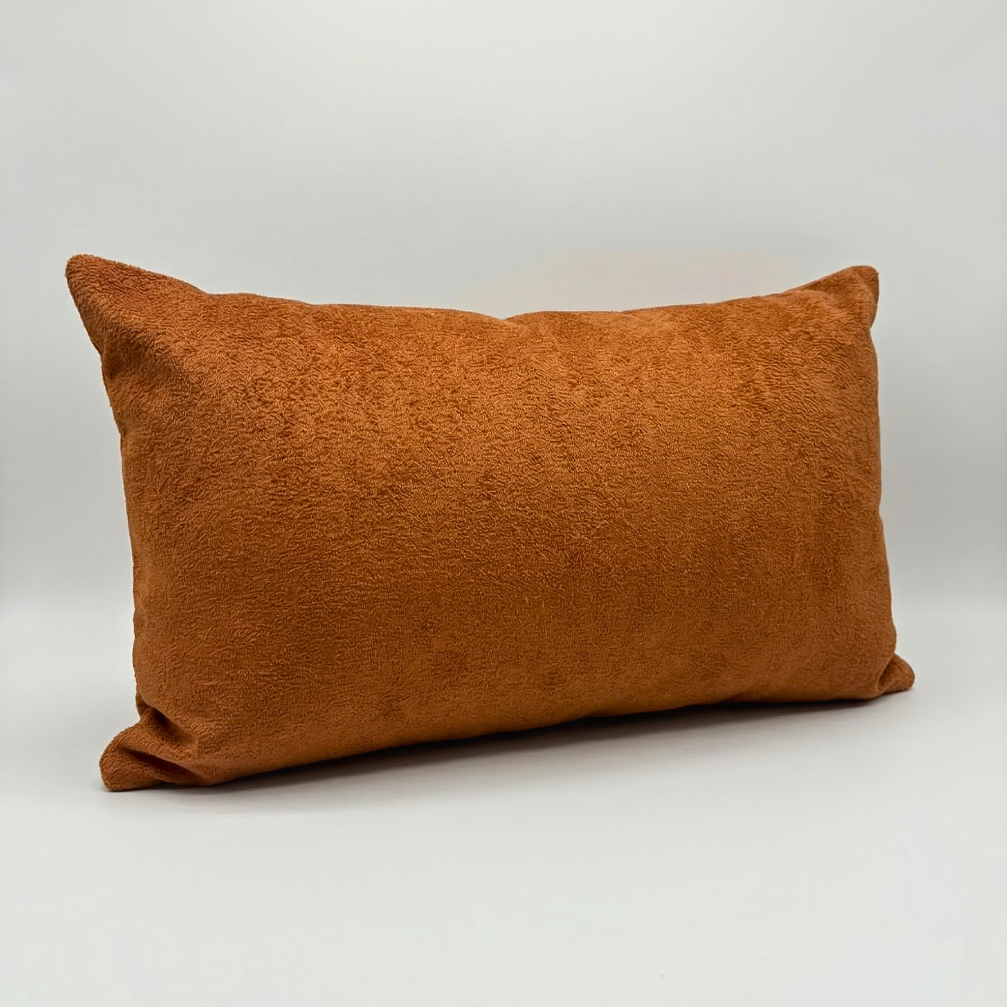 Boucle Yellow and Rust cushion cover combo