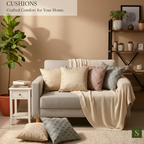 Saukins Elegance I Green Cushion Cover