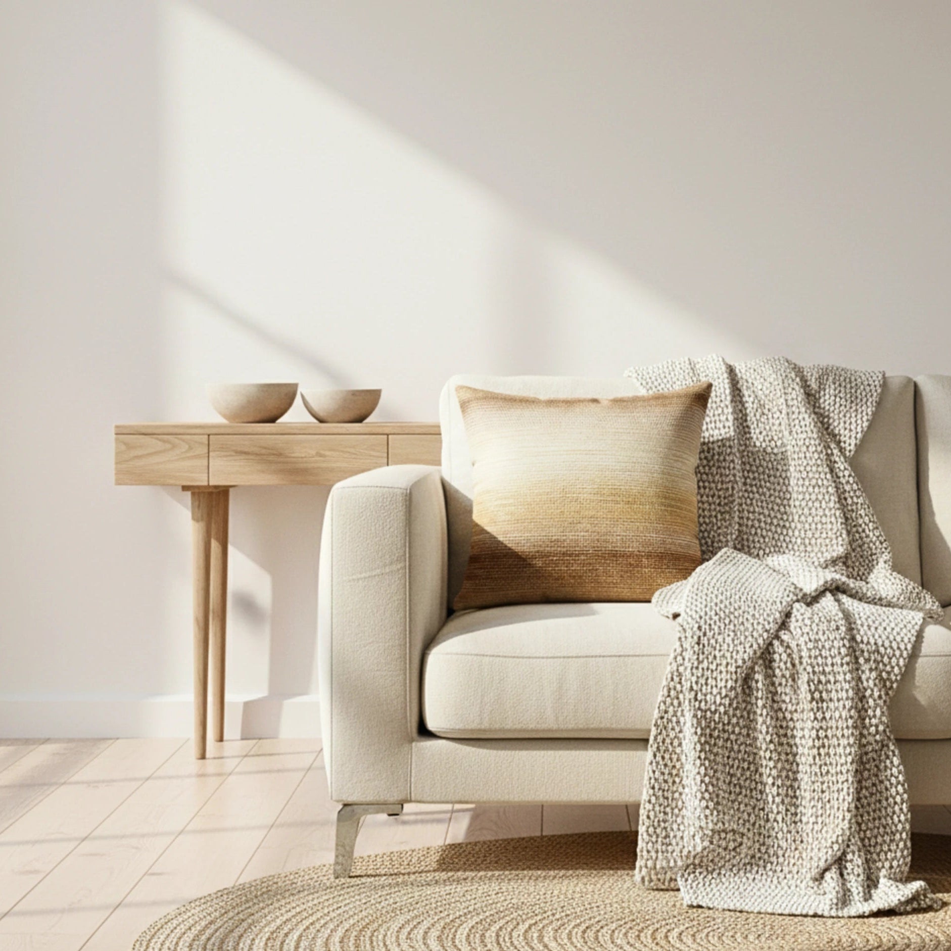 Boulce Boho Multicolor Cream Dotted Cushion Covers Pack of 2