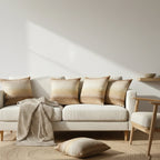 Boulce Boho Multicolor Cream Dotted Cushion Covers Pack of 2