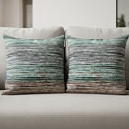 Boulce Boho Multicolor Olive Green Dotted Cushion Covers Pack of 2