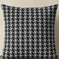 Grey Checks Design Cushion Cover pack of 2