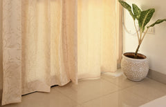 Saukins Natural III Cream Curtain