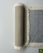 Saukins Cloth Table runner Grey