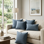 Blue Cushion Cover pack of 2