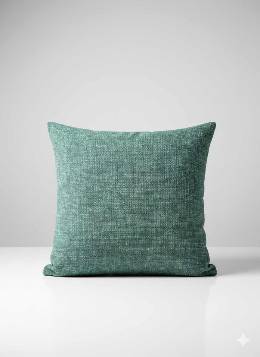Maple Boho Multicolor Sea Green Dotted Cushion Cover cushion covers with Plain cushion covers pack of 5 - 8016-18