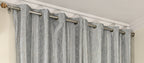 Saukins Natural VIII Grey Curtain