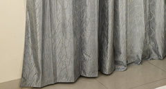 Saukins Natural VIII Grey Curtain