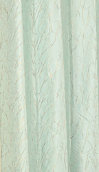 Saukins Natural VIII Green Curtain