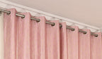 Saukins Natural VIII Pink Curtain