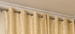 Saukins Natural VII Floral Cream Curtain