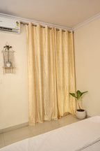 Saukins Natural VII Floral Cream Curtain