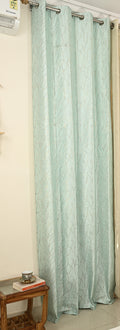 Saukins Natural VIII Green Curtain