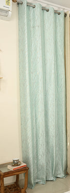 Saukins Natural VIII Green Curtain