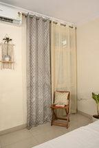 Saukins Elegance III Grey Curtain