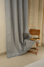 Saukins Natural VI Grey Curtain