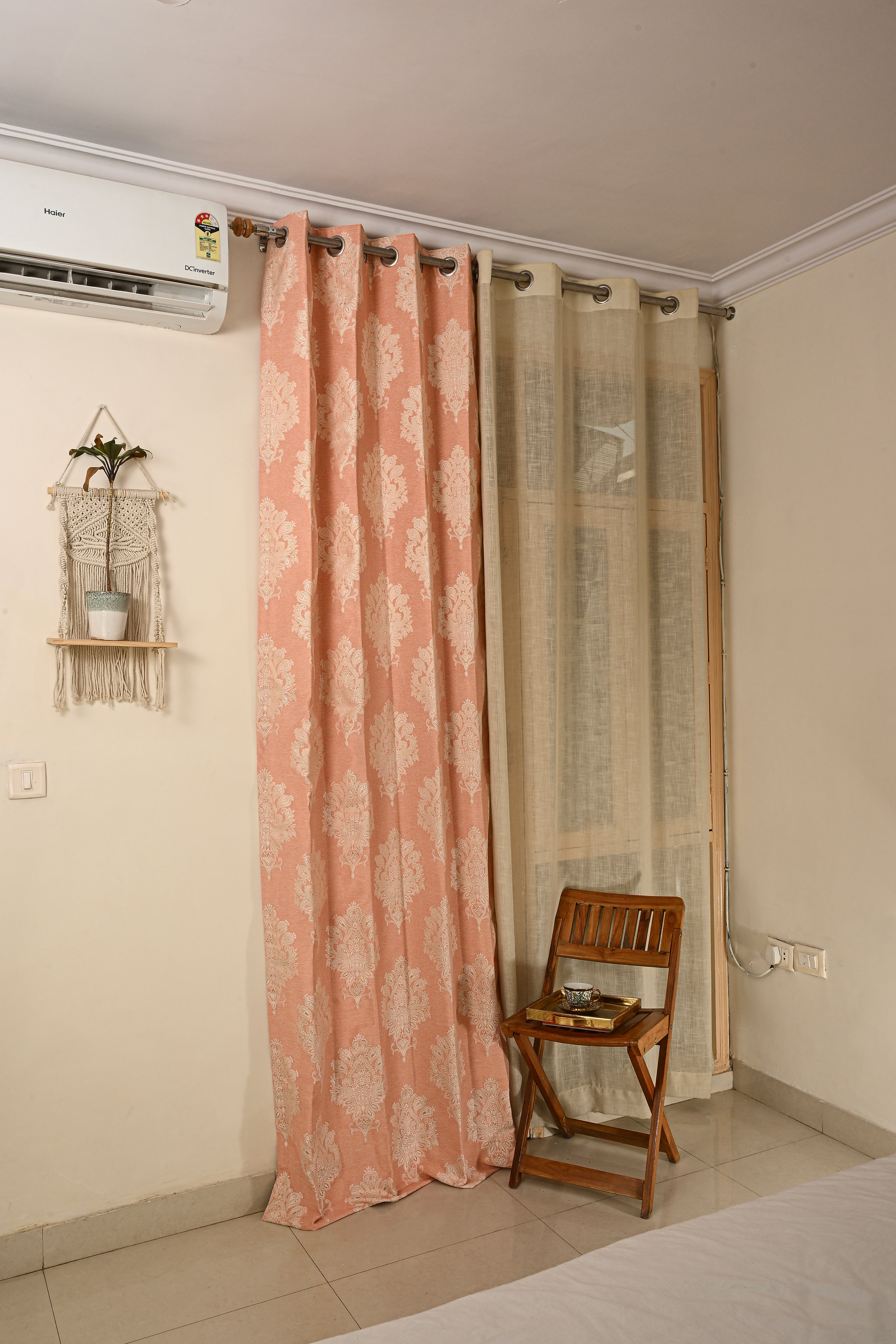 Saukins Taj II Pink Curtain
