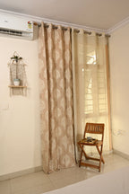 Saukins Taj II Brown Curtain