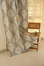 Saukins Taj II Grey Curtain