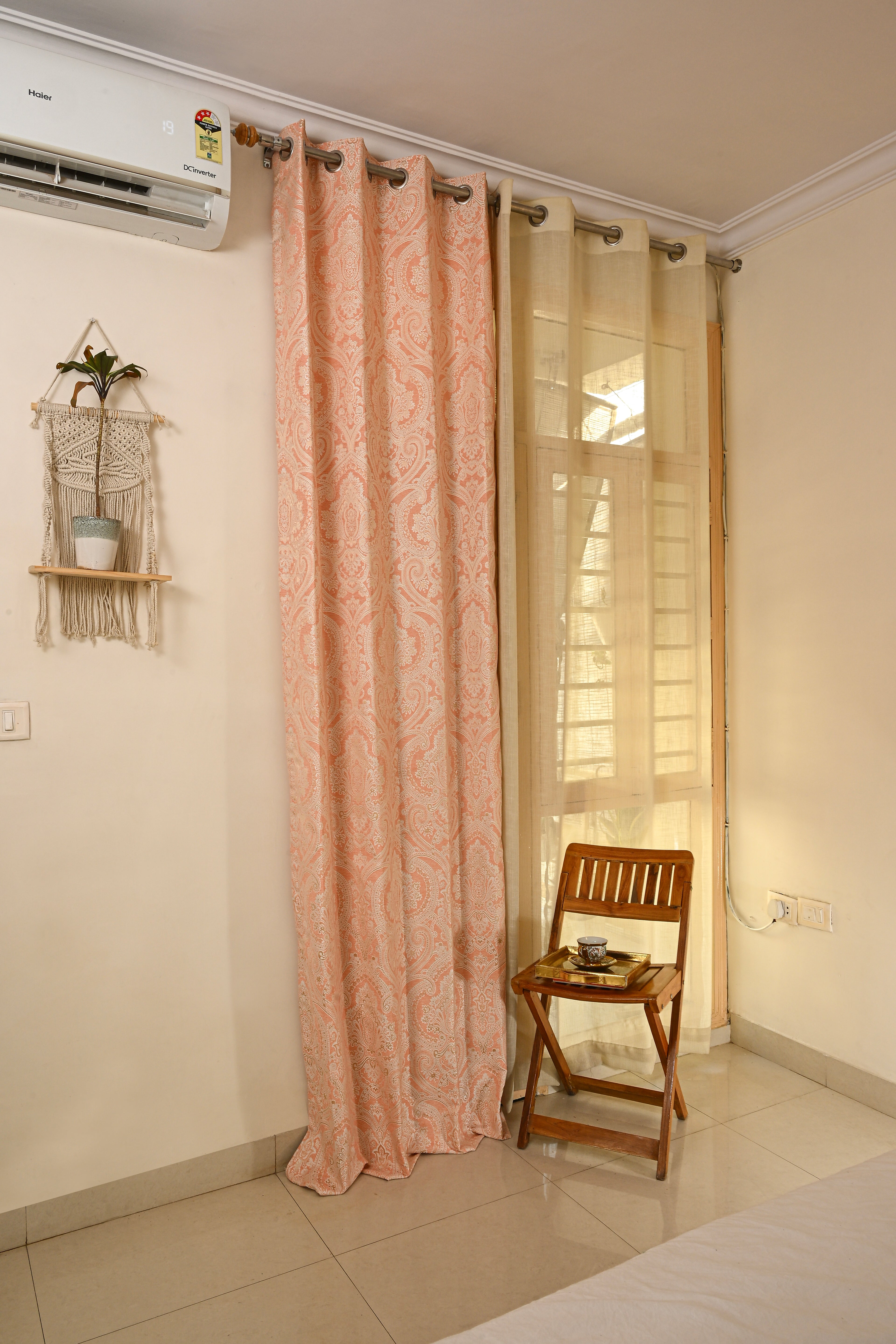 Saukins Taj III Pink Curtain