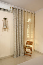 Saukins Taj III Grey Curtain
