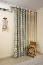 Saukins Elegance  IV Grey Curtain