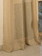 Saukins Sheer Bronze Curtain
