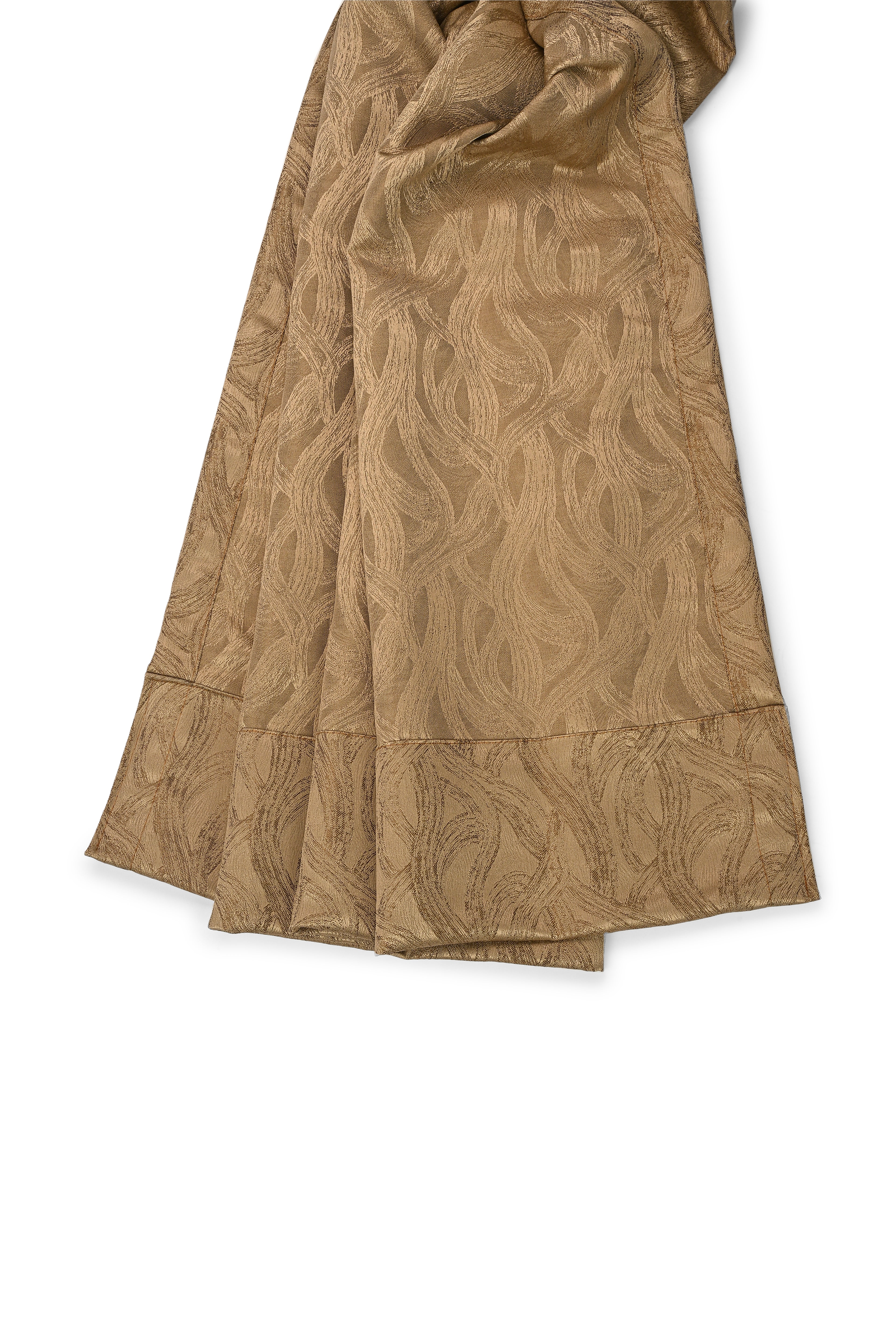 Saukins Geometry V Brown Curtain