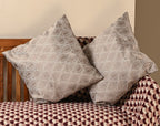 Saukins Elegance I Grey Cushion Cover