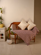 Saukins Geometric I Cream Cushion Cover