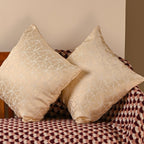 Saukins Geometric I Cream Cushion Cover