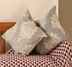Saukins Taj II Grey Cushion Cover