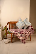 Saukins Taj III Blue Cushion Cover