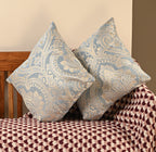 Saukins Taj III Blue Cushion Cover